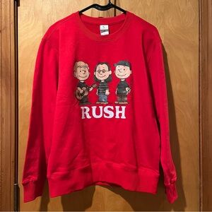 Rush graphic long sleeve in the style of Peanuts